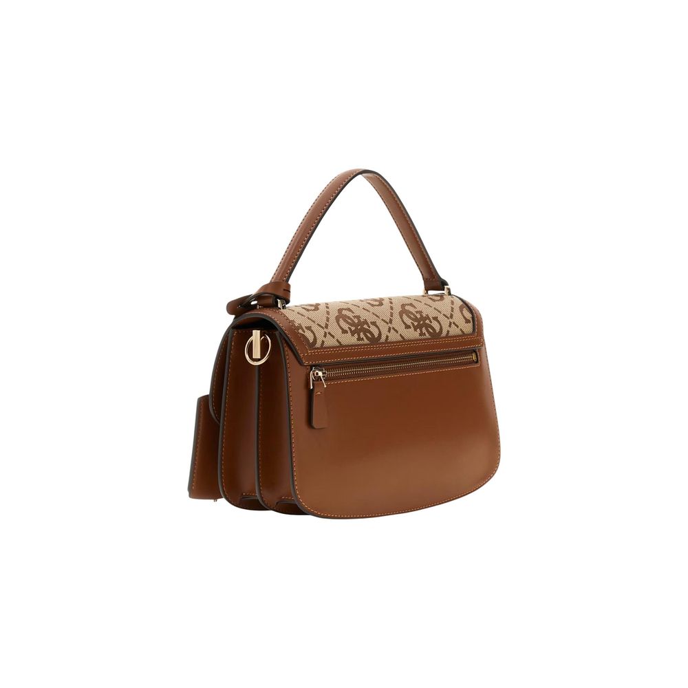 White Polyester Handbag - Afbeelding 5