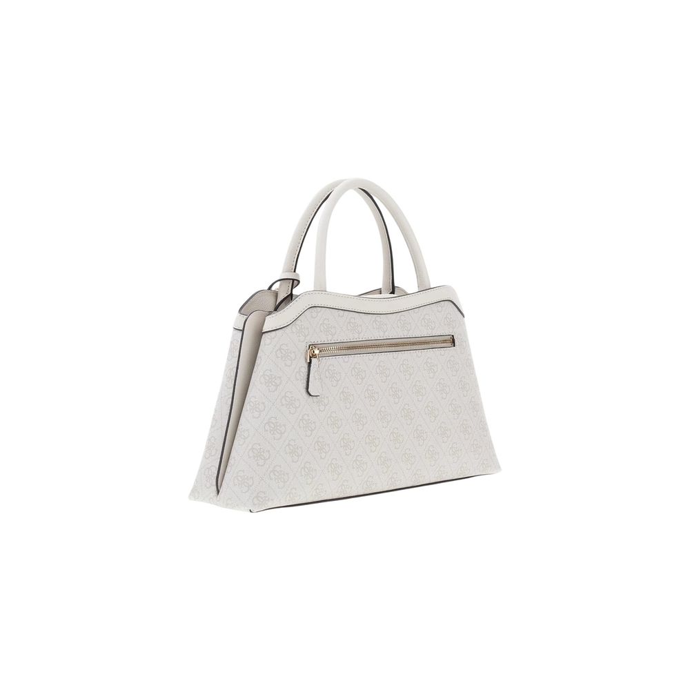White Polyethylene Handbag - Afbeelding 2
