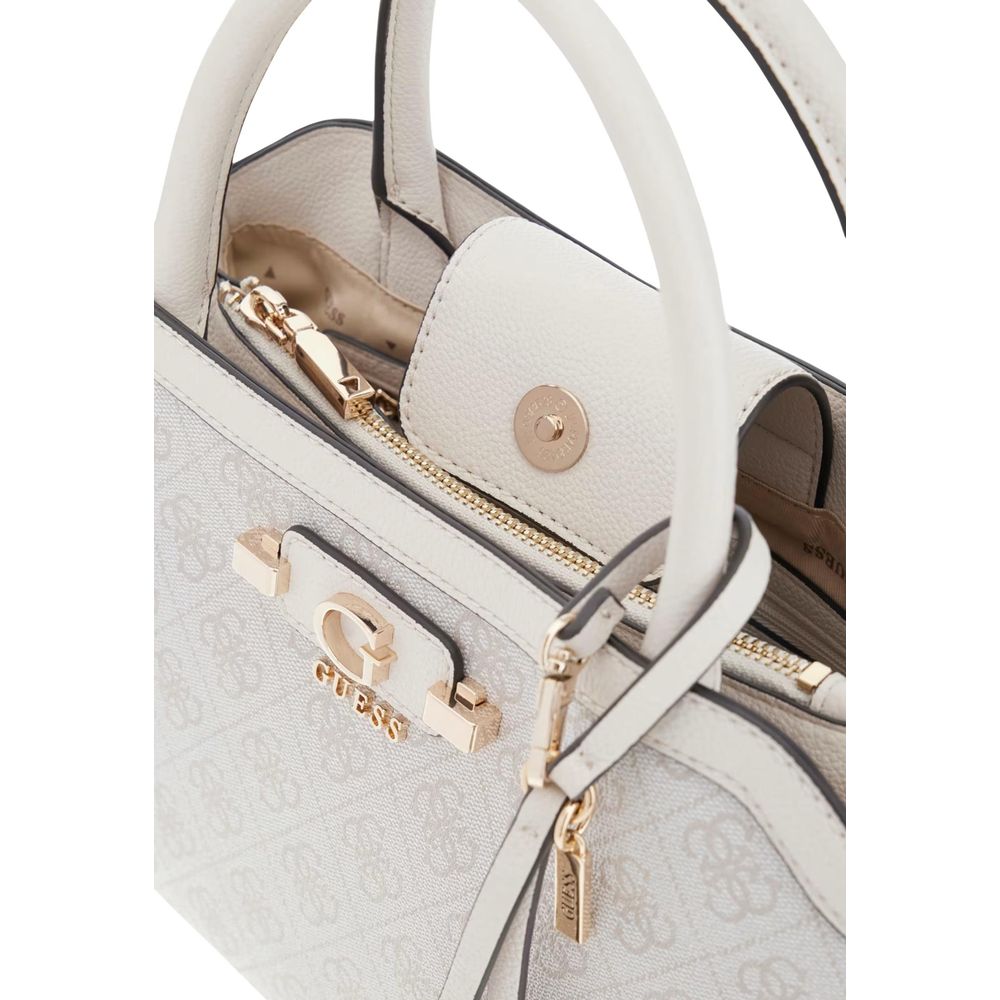 White Polyethylene Handbag - Afbeelding 3