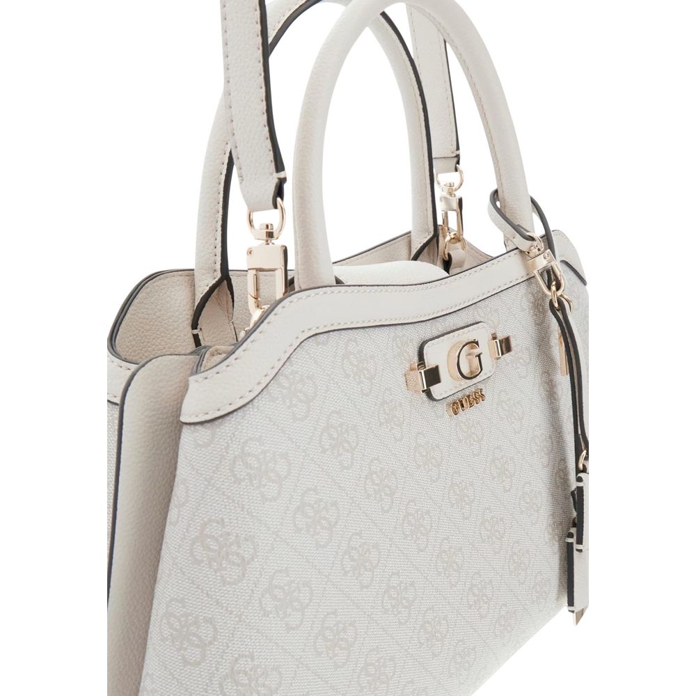 White Polyethylene Handbag - Afbeelding 5