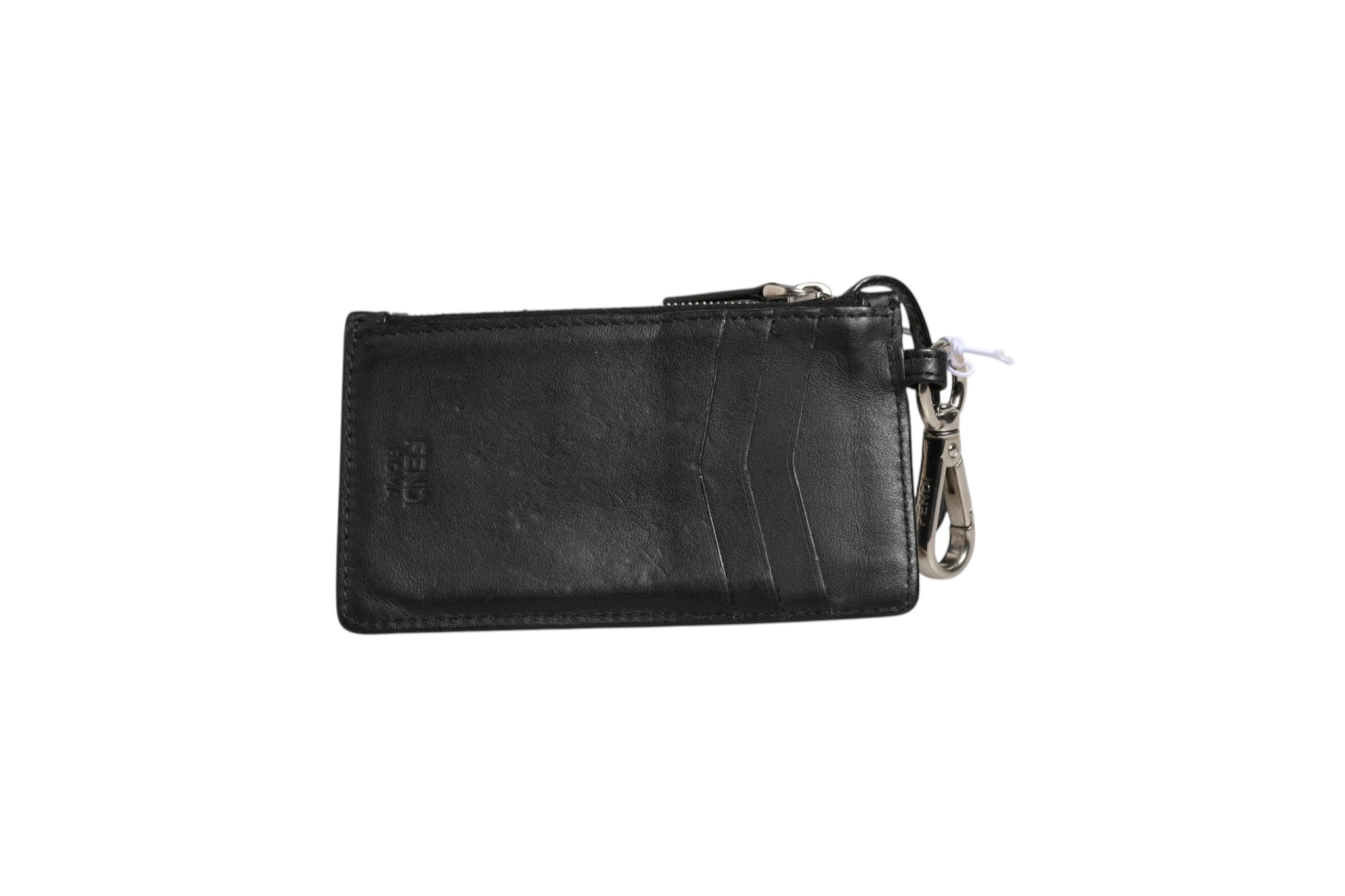 Vitello Liberty Studded Coin Pouch Key Case Ardesia - Afbeelding 3
