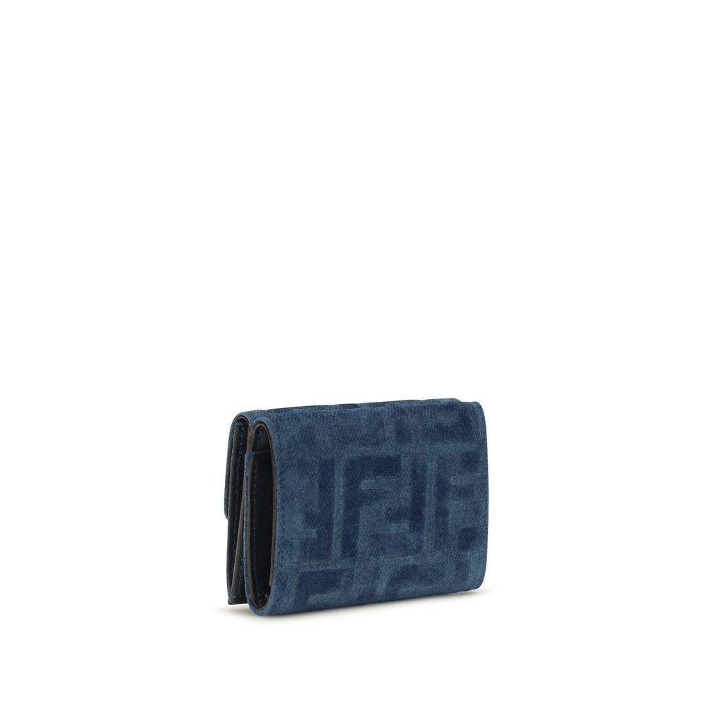 Blue Cotton Wallet - Afbeelding 2