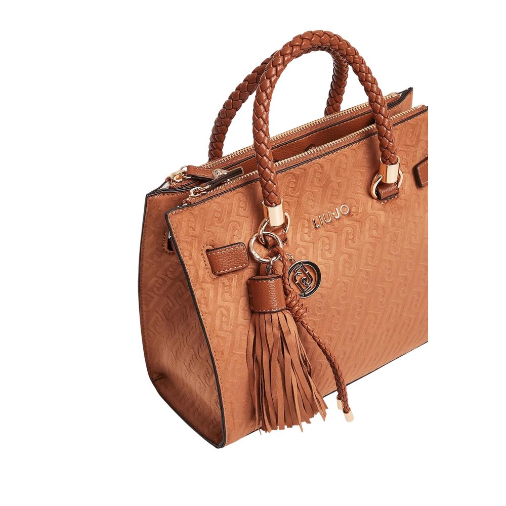 Beige Polyester Handbag - Afbeelding 3