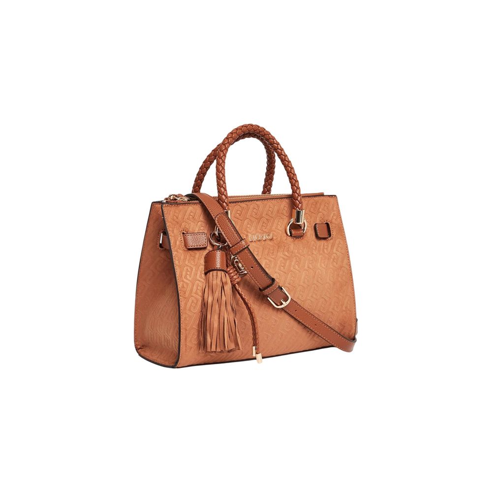 Beige Polyester Handbag - Afbeelding 5