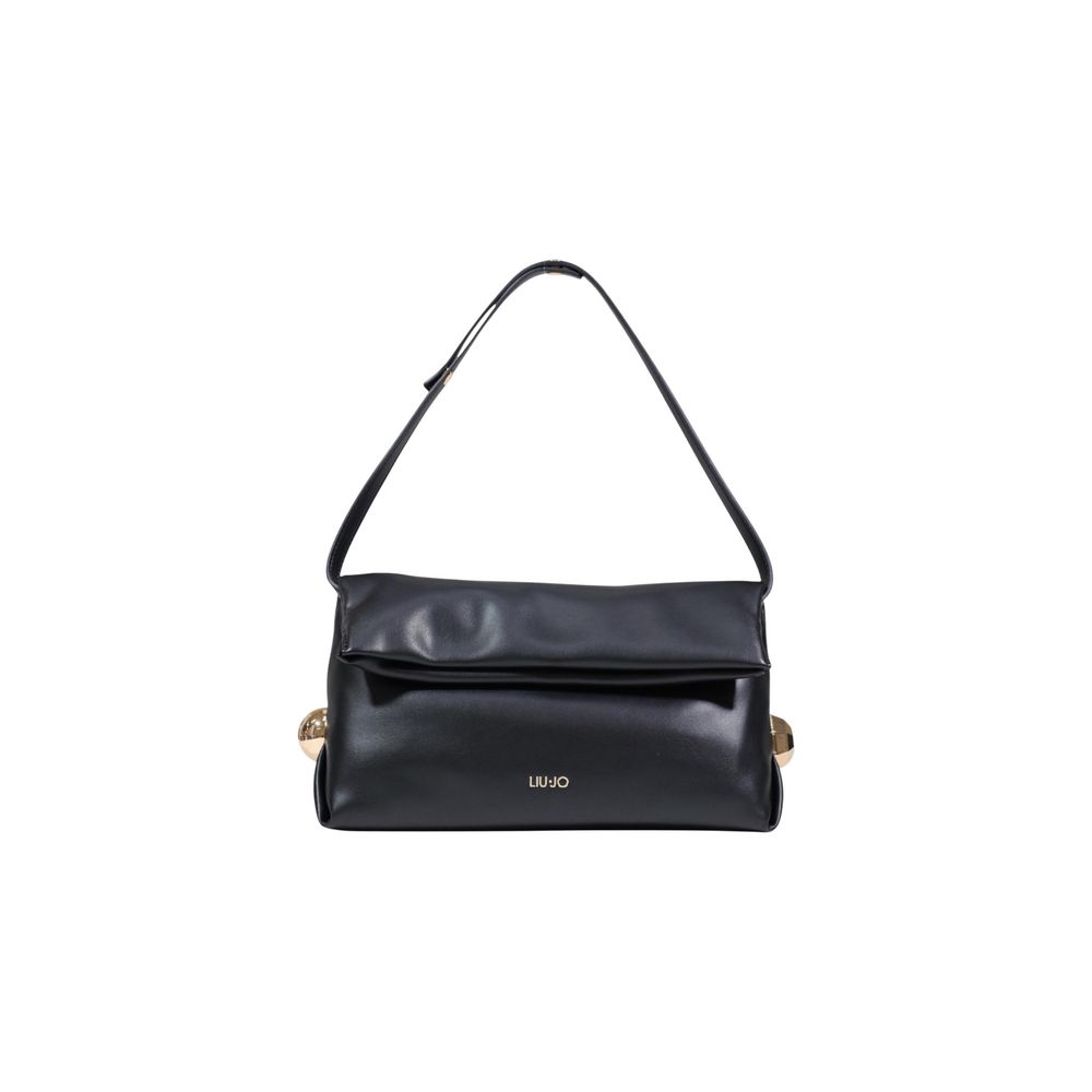 Black Polyethylene Clutch Bag - Afbeelding 2
