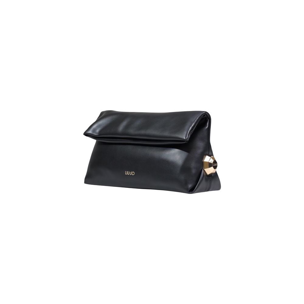 Black Polyethylene Clutch Bag - Afbeelding 4