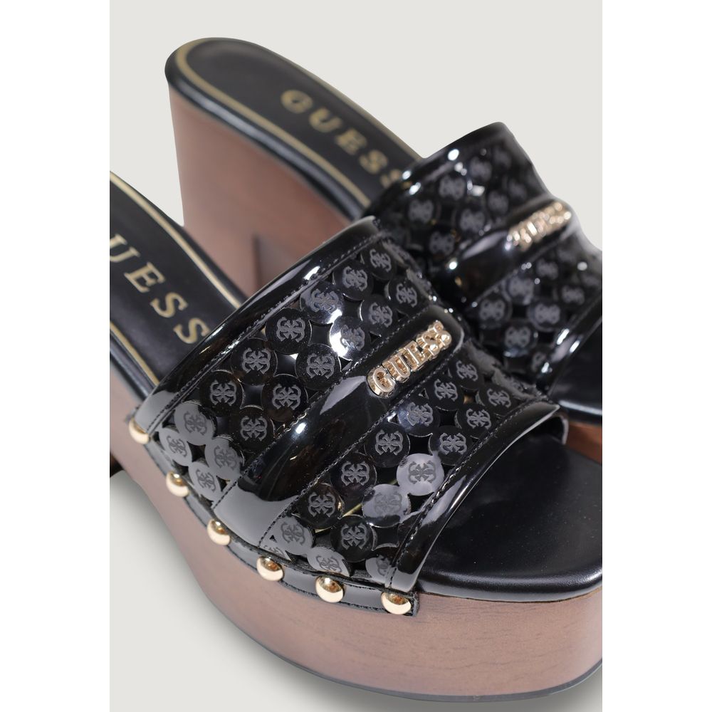 Black Polyethylene High Heel Pumps - Afbeelding 4