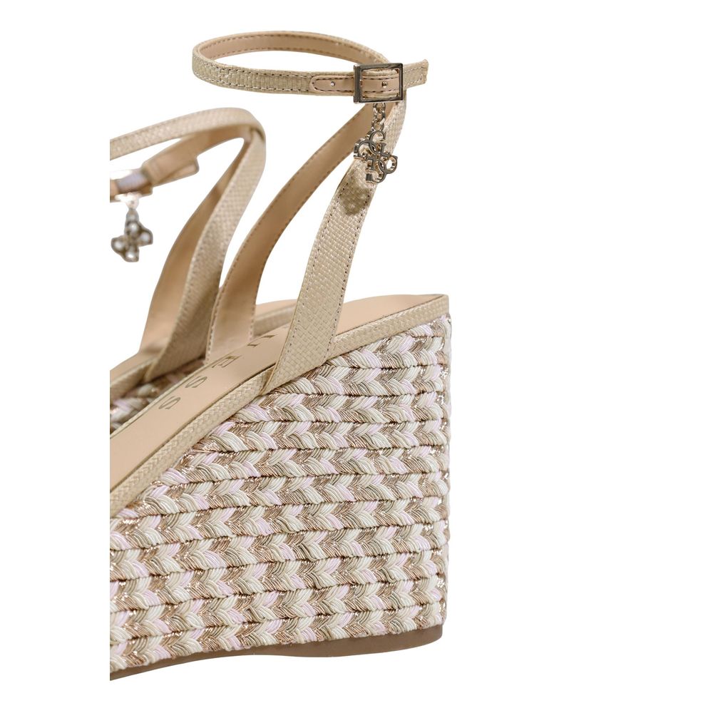 Beige Polyethylene High Heel Pumps - Afbeelding 5