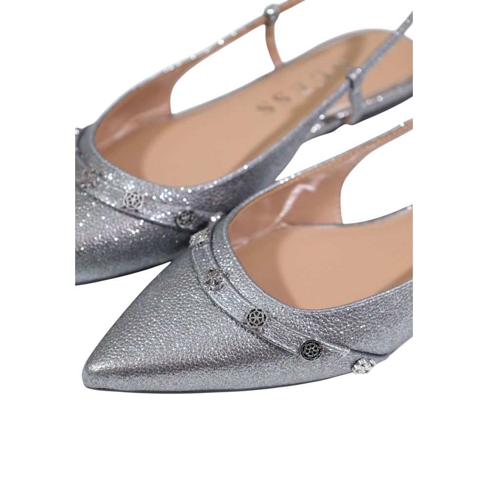 Gray Polyester Platform Pumps - Afbeelding 5