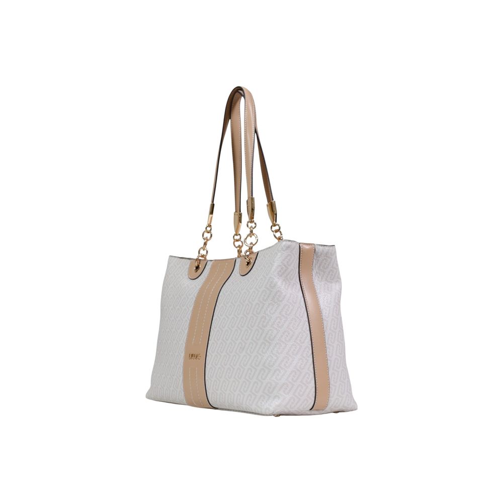 White Polyethylene Handbag - Afbeelding 4