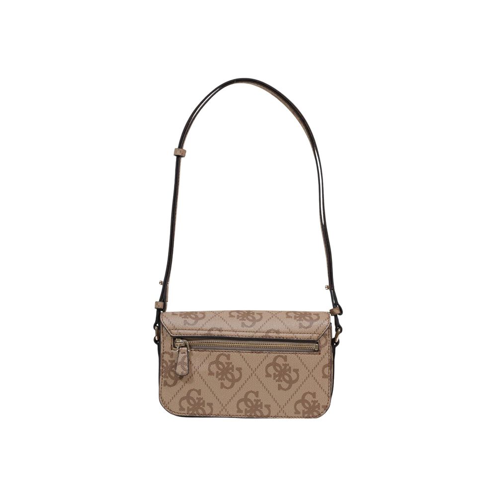 Beige Polyethylene Handbag - Afbeelding 4
