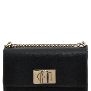 Black Leather Crossbody Bag