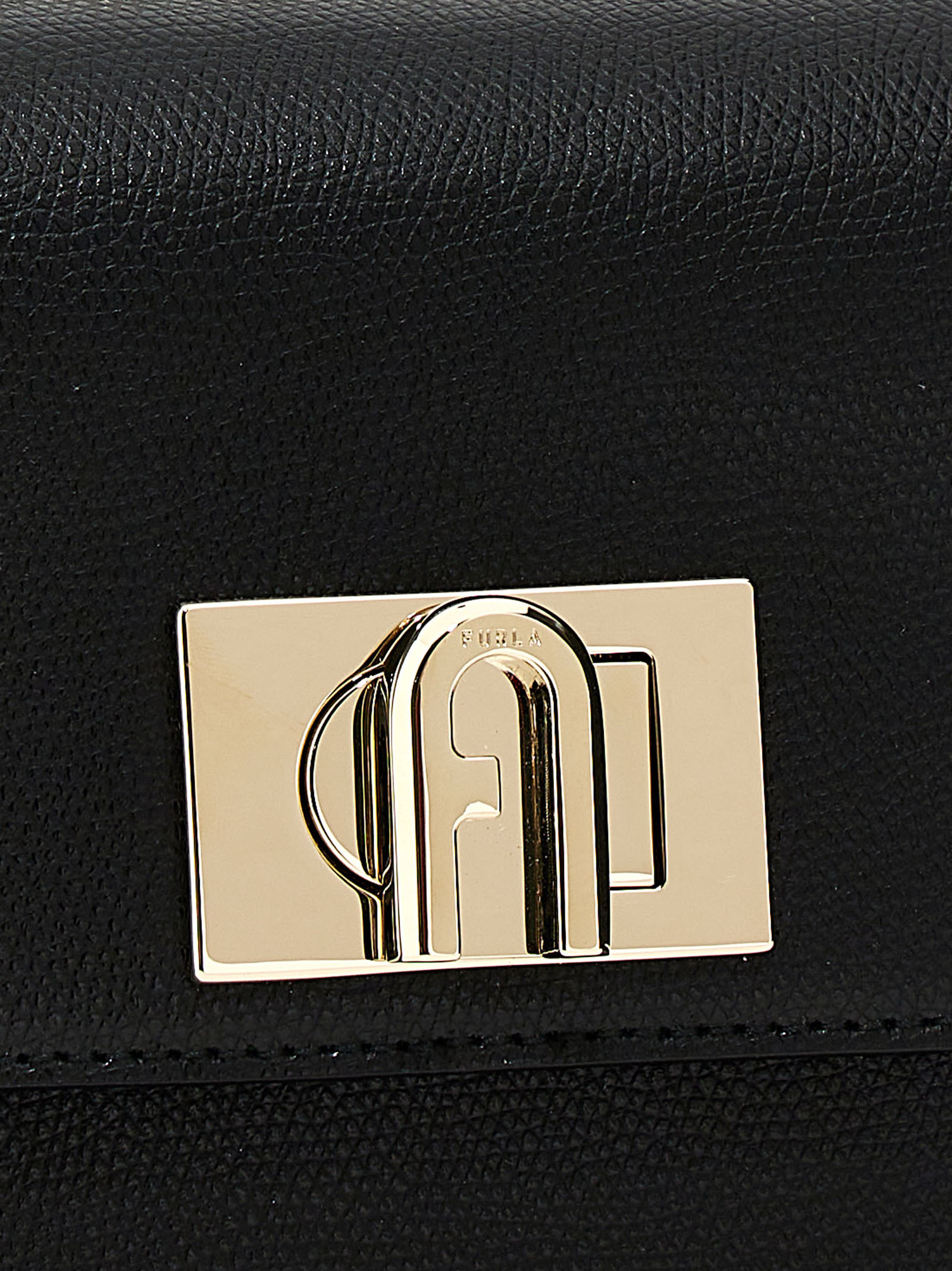 Black Leather Crossbody Bag - Afbeelding 3