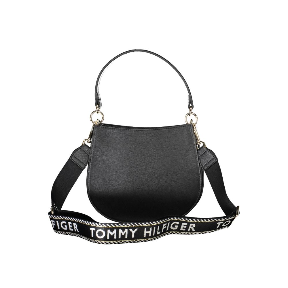 Black Polyester Handbag - Afbeelding 2