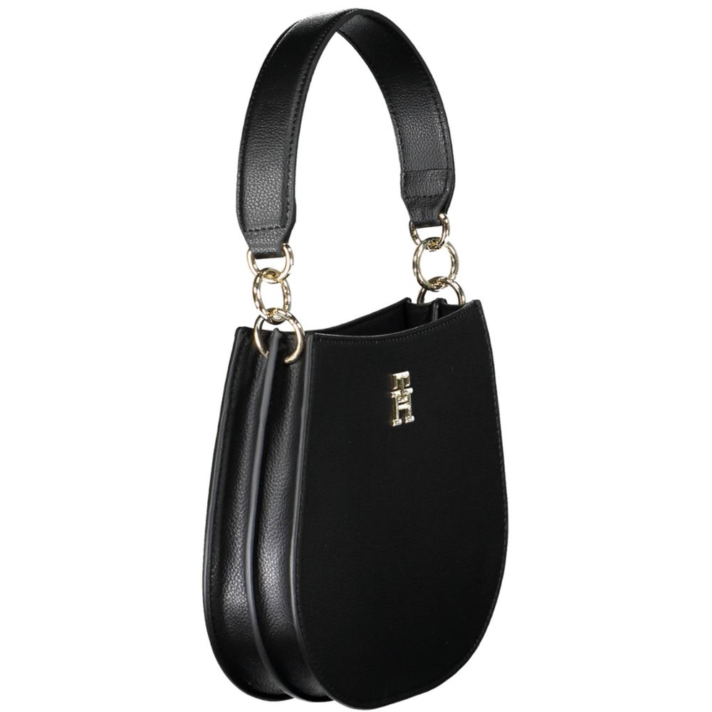 Black Polyester Handbag - Afbeelding 3