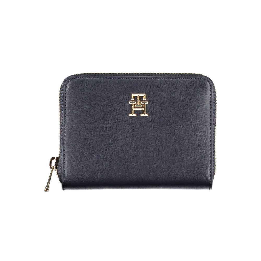 Blu Poliuretano Women Wallet