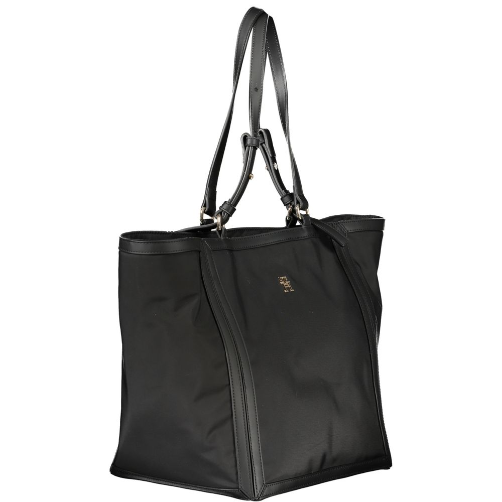Black Polyester Women Handbag - Afbeelding 3
