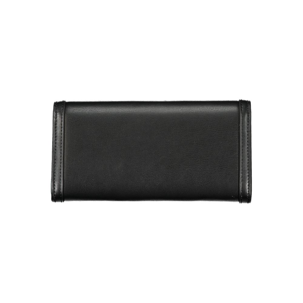 Elegant Black Dual-Compartment Wallet - Afbeelding 2