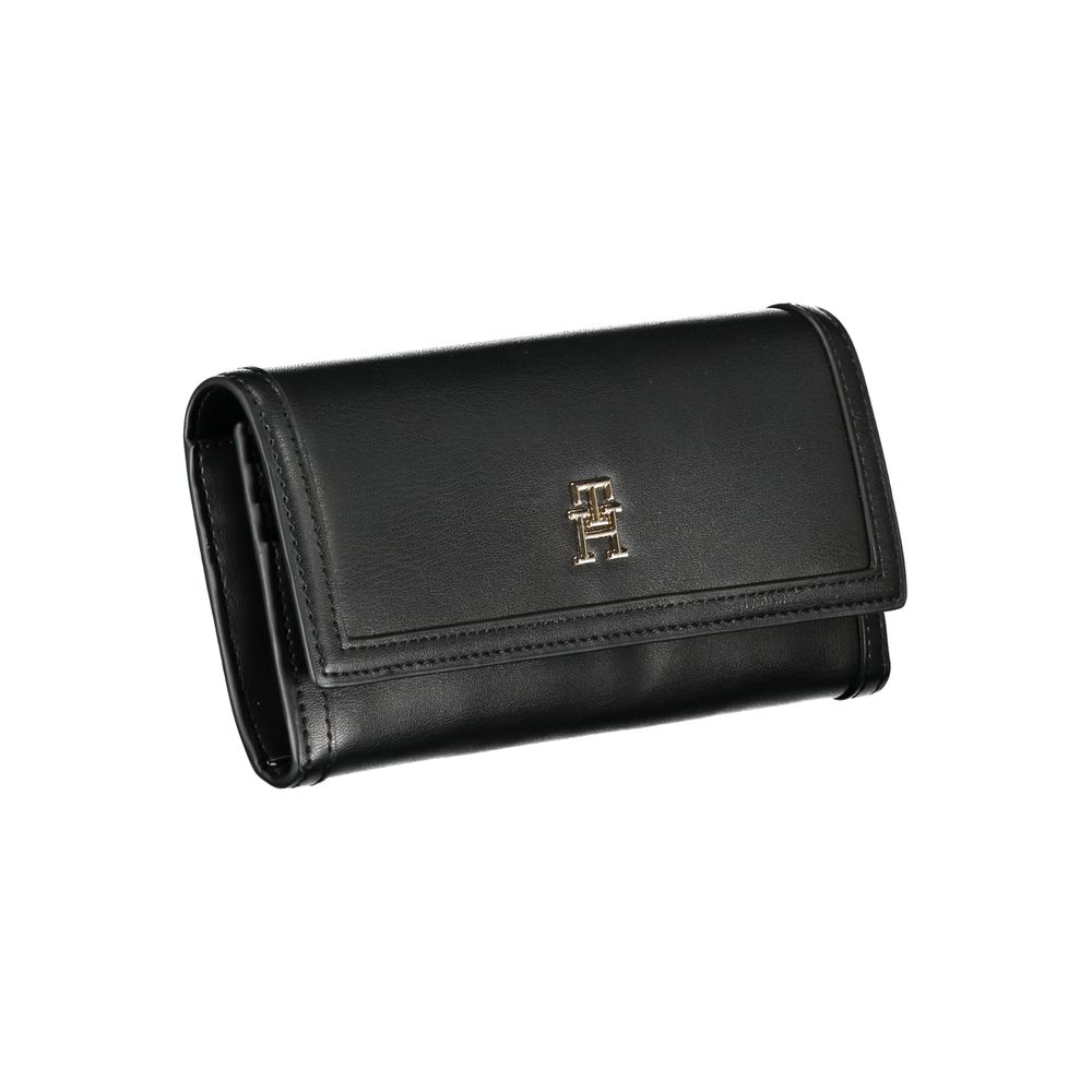 Elegant Black Dual-Compartment Wallet - Afbeelding 3