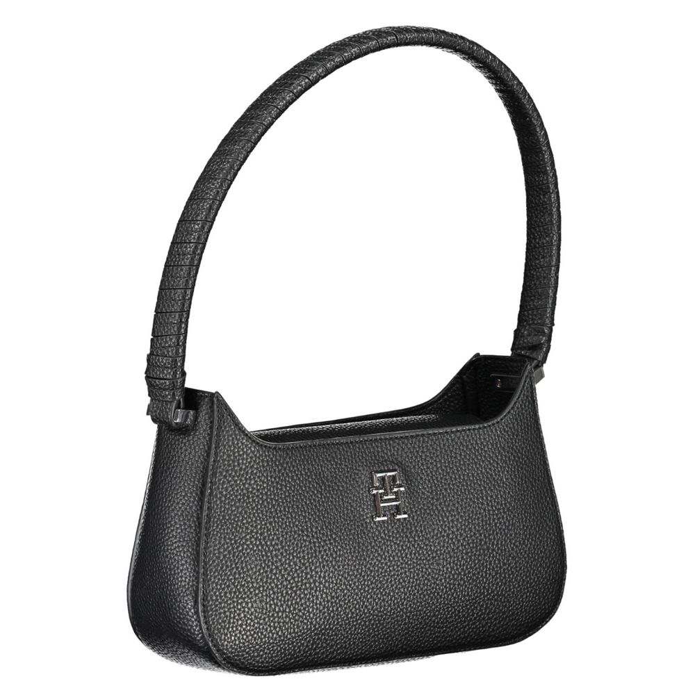 Black Polyurethane Women Handbag - Afbeelding 2