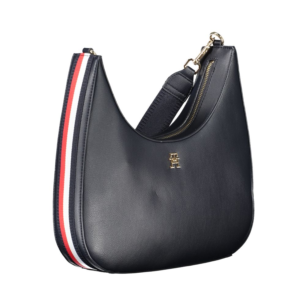 Blue Polyester Women Shoulder Bag - Afbeelding 3