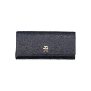 Blue Polyurethane Women Wallet