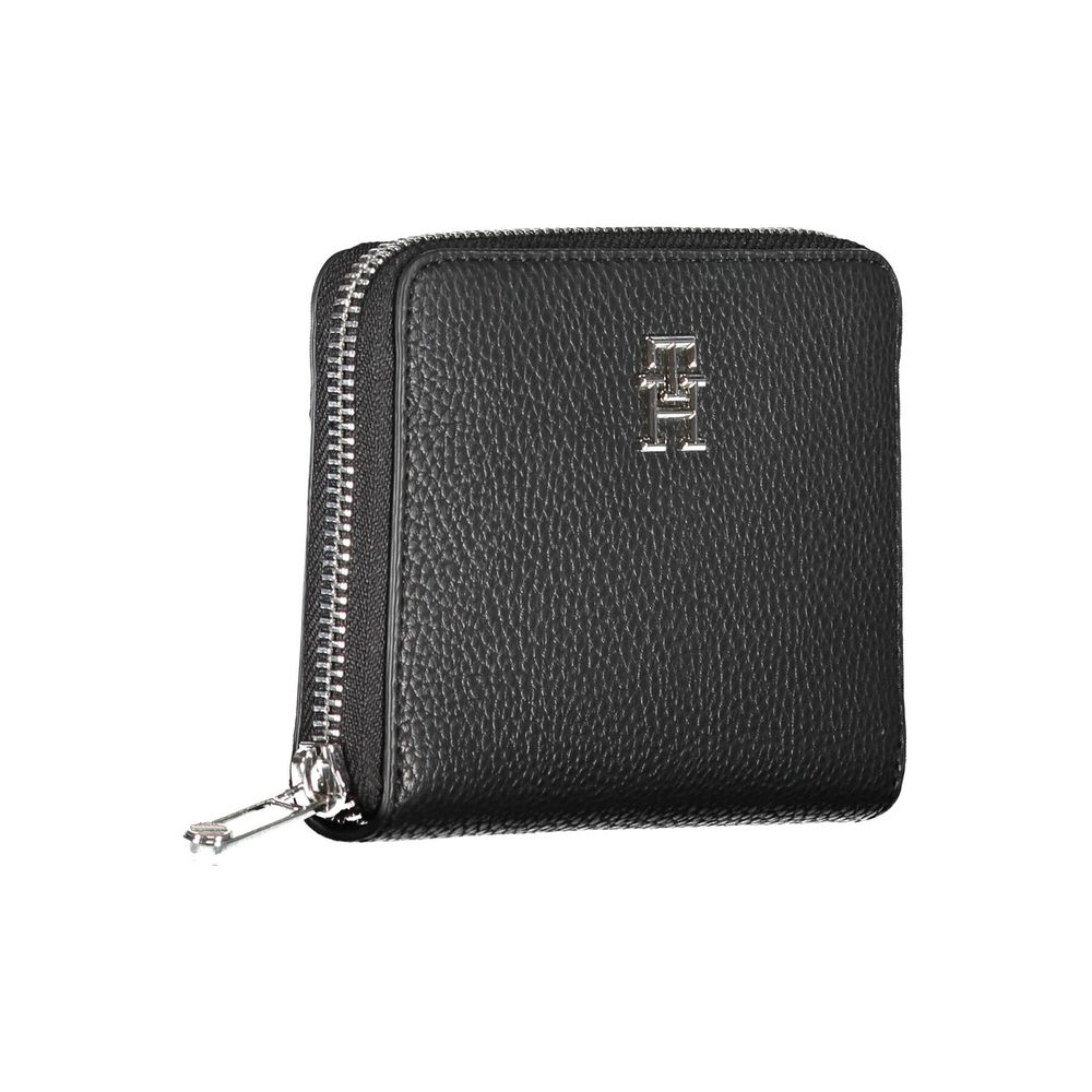 Black Polyurethane Women Wallet - Afbeelding 3