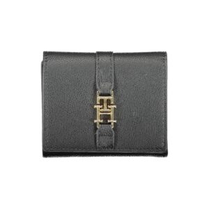 Black Polyurethane Women Wallet