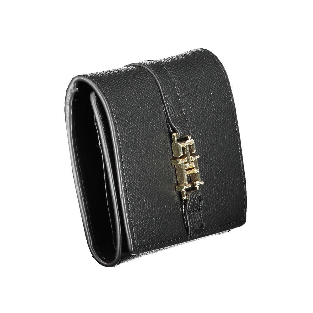 Black Polyurethane Women Wallet - Afbeelding 3