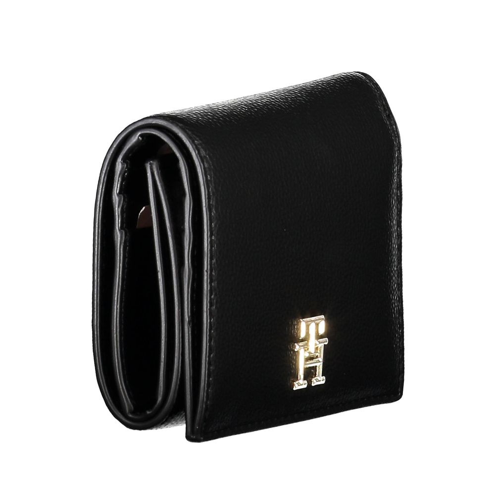 Black Polyurethane Women Wallet - Afbeelding 3