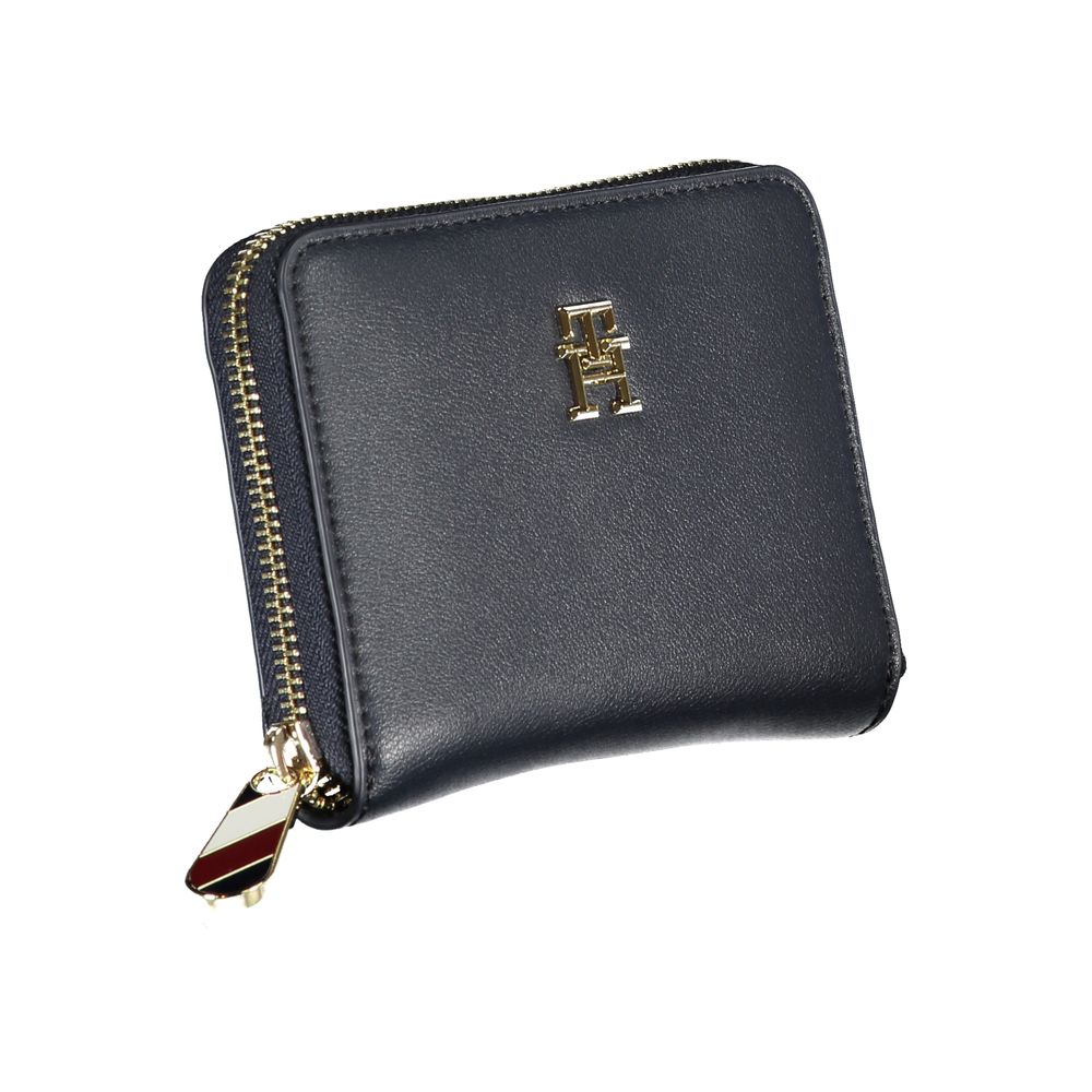 Blue Polyurethane Women Wallet - Afbeelding 3