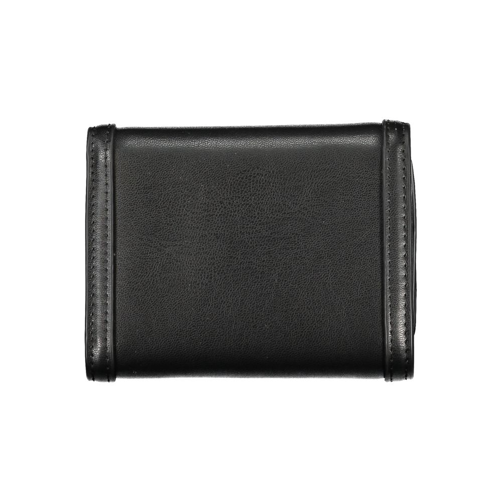 Black Polyurethane Women Wallet - Afbeelding 2
