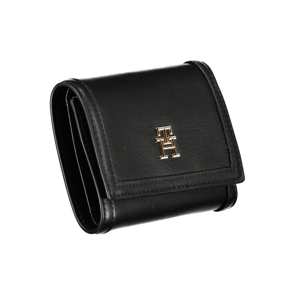 Black Polyurethane Women Wallet - Afbeelding 3