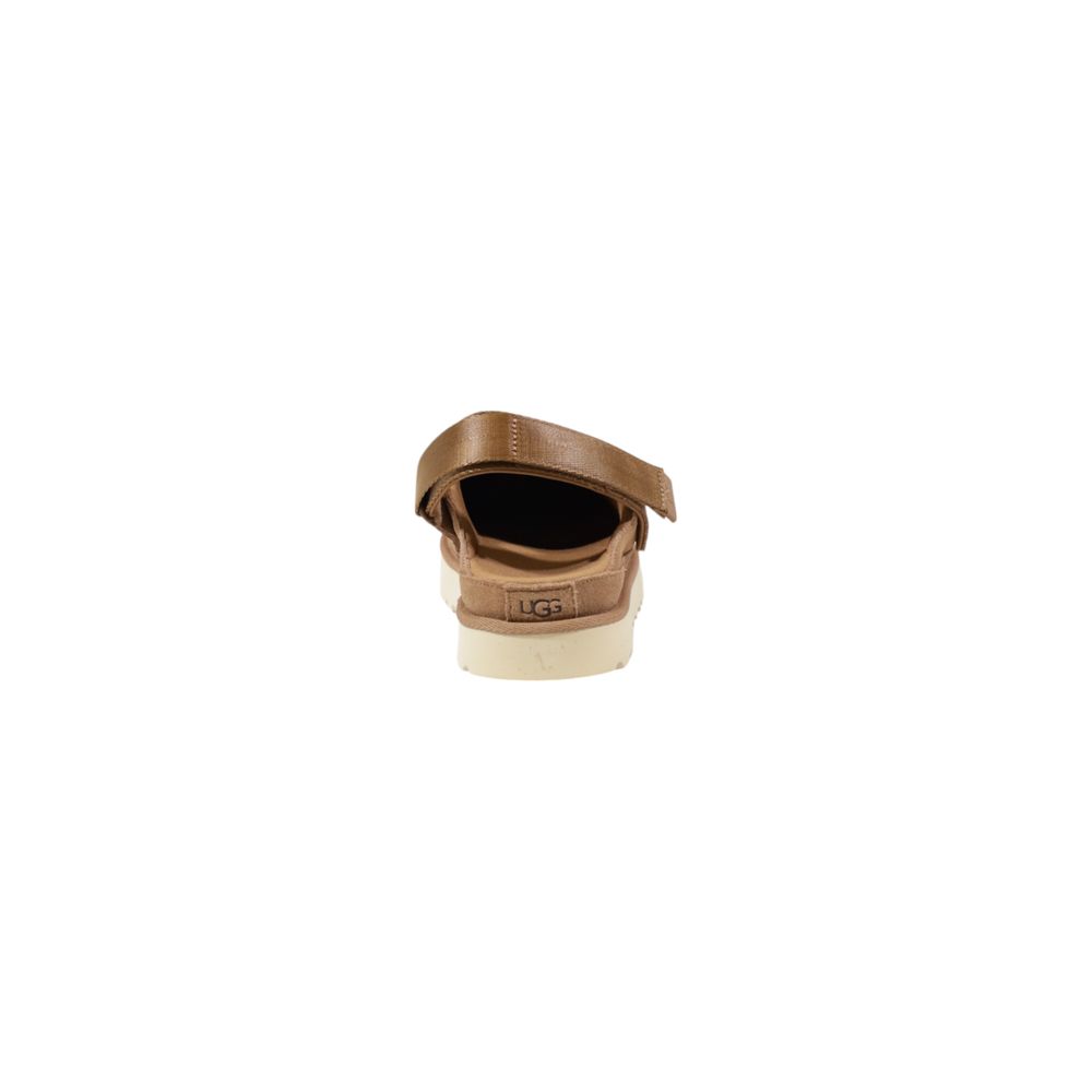 Beige Recycled Polyester Platform Pumps - Afbeelding 4