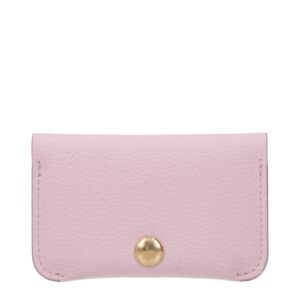 Pink Leather Cardholder