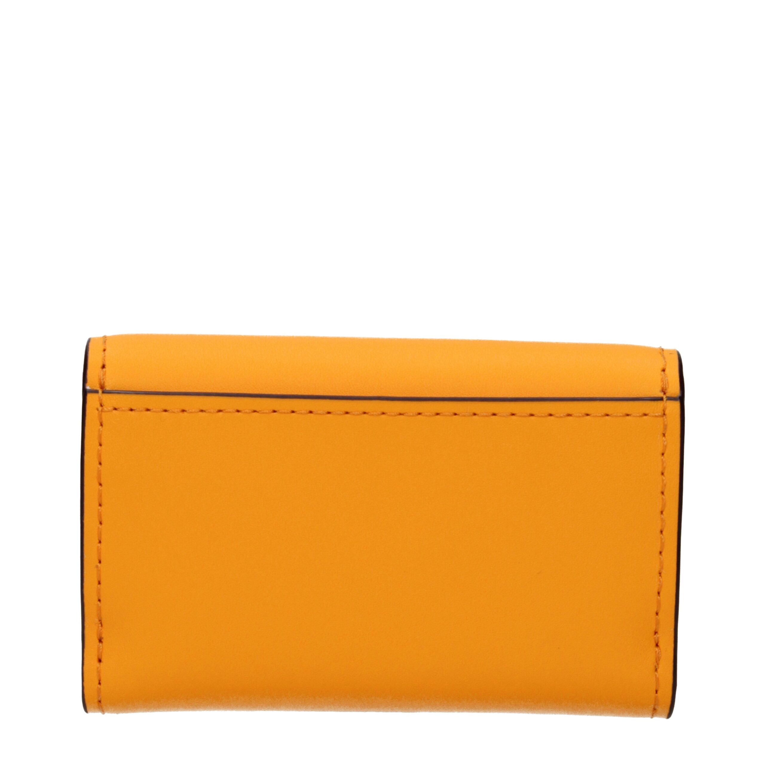 Orange Leather Wallet - Afbeelding 2